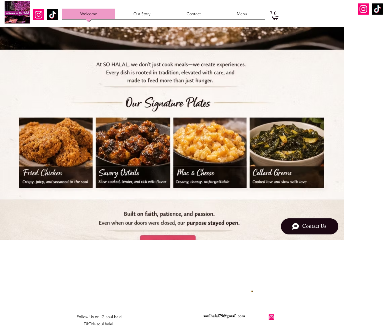 So Halal homepage at 1440px desktop width